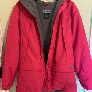 Pink Girls Lands End Winter Coat